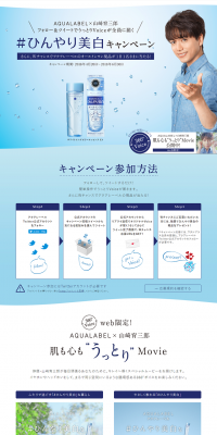 Cool Whitening Campaign LP design (Services, Insurance, and Finance / Shades of blue / Refined style) PC version