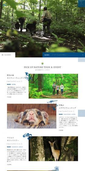 Picchio | Karuizawa Wildlife Watching LP design (Travel & Outdoor / Green tones / Simple) PC version