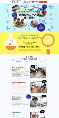 KosaiE LP design (Services, Insurance, and Finance / Multi-color type / Lively type) PC version