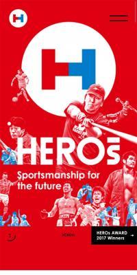 HEROsのLPデザイン（企業・会社・お店／レッド系／力強い系）スマホ版