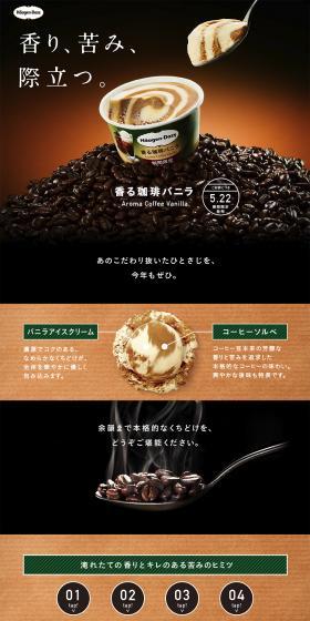 Fragrant Coffee Vanilla LP design (Sweets and Snacks / Black-colored / Simple) PC version