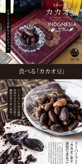Roasted Cacao Beans LP design (Sweets and Snacks / Brown tones / Simple) PC version