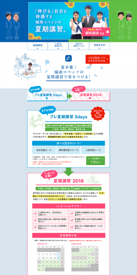 Summer Course LP design (Businesses, companies, stores / Pink shades / Lively type) PC version