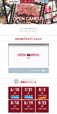 University Guide LP design (Learning Materials / Red tones / Simple) PC version