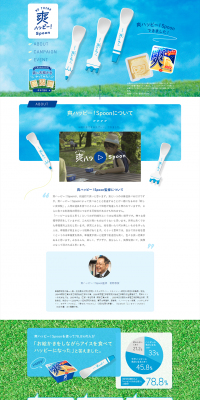 Sohappy! Spoon LP design (Services, Insurance, and Finance / Shades of blue / Refined style) PC version