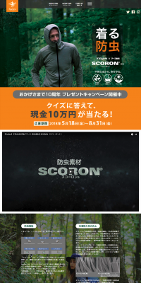 Thanks to your support, 10th Anniversary Present Campaign LP design (Services, Insurance, and Finance / Orange tones / Simple) PC version
