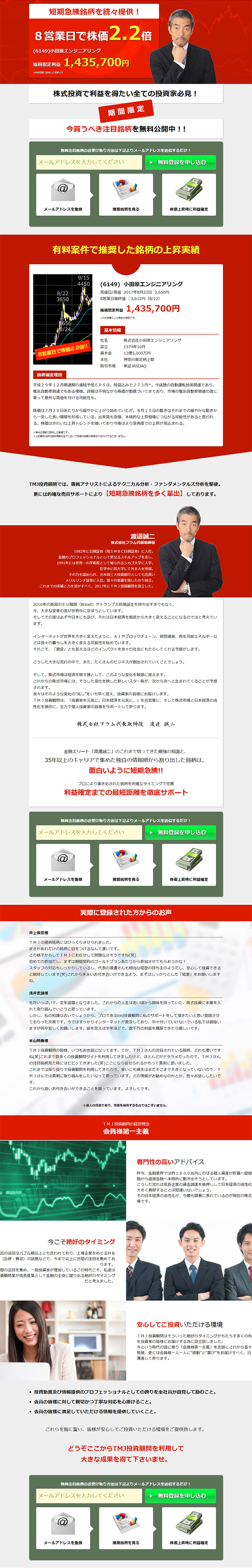 TMJ投資顧問のLPデザイン（サービス・保険・金融／レッド系／シンプル系）PC版