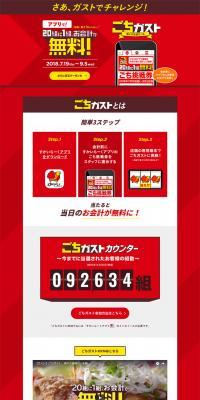 Gochi Gusto LP design (Services, Insurance, and Finance / Red tones / Strong) PC version