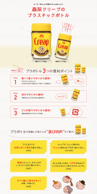 Creap Plastic Bottle LP design (food / yellow / Simple) PC version