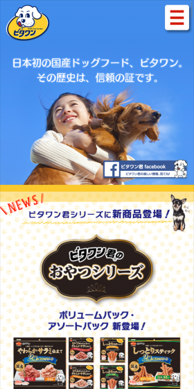 ビタワンのLPデザイン（ペット・花・DIY工具／イエロー系／キレイ系）スマホ版