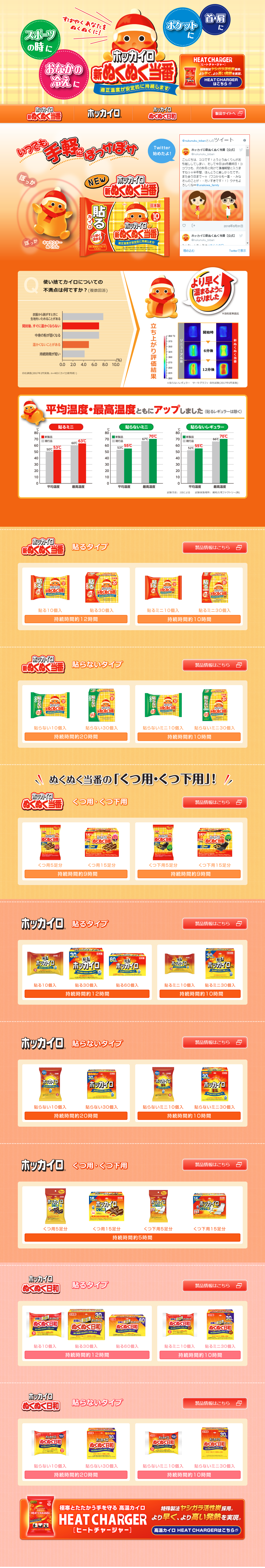 カイロのLPデザイン参考例