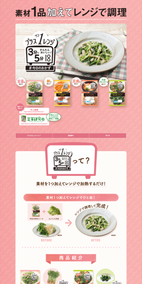 Plus 1 Range LP design (Internet service / Pink shades / Cute style) PC version