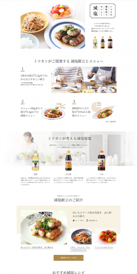 Deliciously reduce salt with your everyday seasonings. LP design (Internet service / Black-colored / Simple) PC version