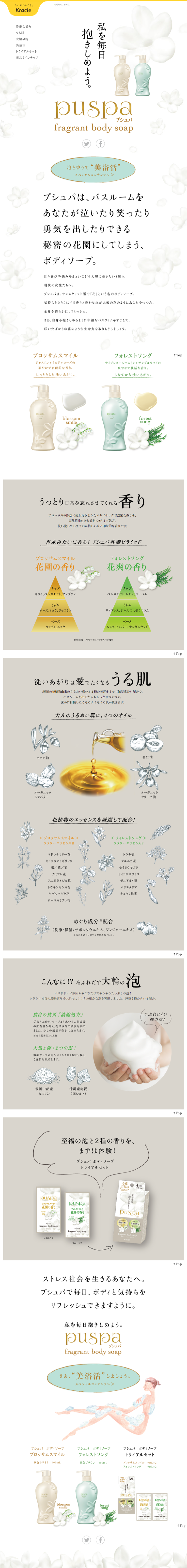 Pushpa LP design (Beauty, Skincare, Fragrance / Gold tones / Refined style) PC version