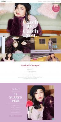 OPERA LP design (Beauty, Skincare, Fragrance / Multi-color type / Cute style) PC version