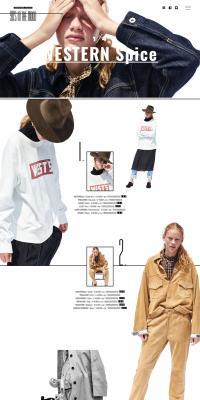 WESTERN Spice LP design (fashion / White-based / Simple) PC version