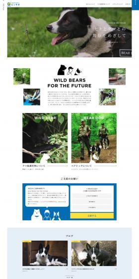 Aiming for coexistence between humans and bears (Donation) LP design (Businesses, companies, stores / Shades of blue / Refreshing type) PC version