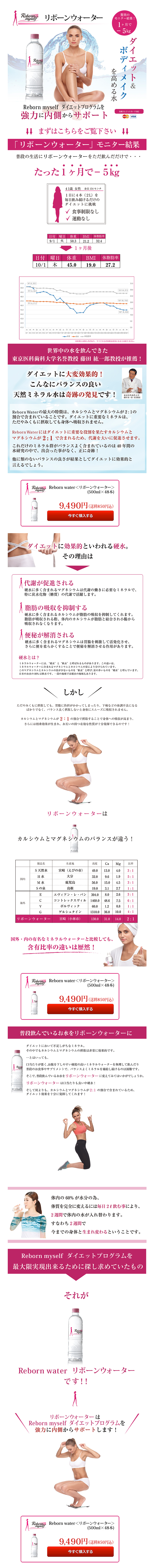 Reborn Water LP design (Health and Beauty Foods and Supplements / Pink shades / Health and Wellness) PC version