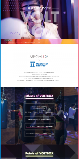 VOLTBOX LP design (Businesses, companies, stores / Shades of blue / Cool style) PC version
