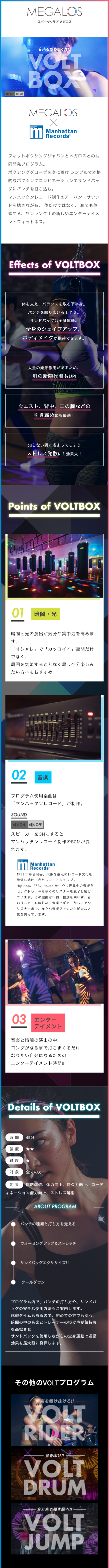 VOLTBOX LP design (Services, Insurance, and Finance / Shades of blue / Cool style) Mobile version