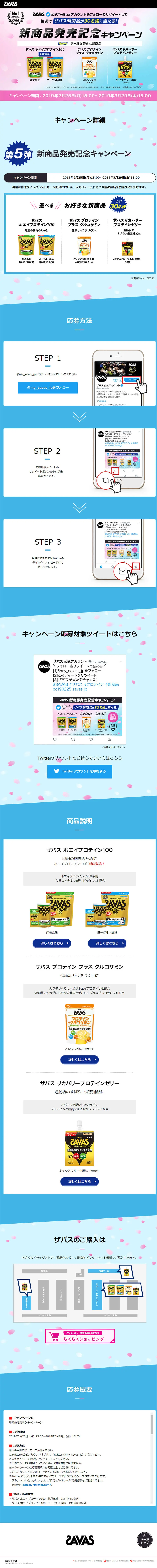 SAVASのLPデザイン（インターネットサービス／ピンク系／シンプル系）PC版