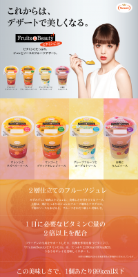 Fruits & Beauty Vitamin C in LP design (Sweets and Snacks / yellow / Refined style) PC version