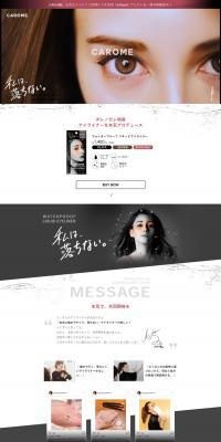 CAROME. Liquid Eyeliner LP design (Cosmetics, makeup, and contact lenses / Black-colored / Cool style) PC version