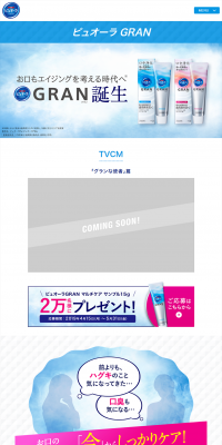 Pyuora LP design (goods / Shades of blue / Clean-cut) PC version