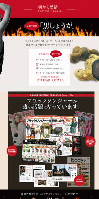 Black Ginger LP design (Health and Beauty Foods and Supplements / White-based / Health and Wellness) PC version