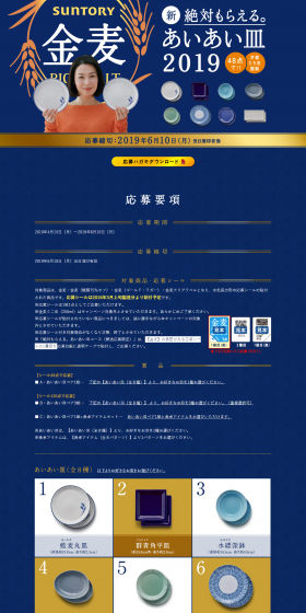 Aiai Zara 2019 Campaign LP design (Services, Insurance, and Finance / Gold tones / Simple) PC version