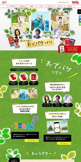 Pocky LP design (Internet service / Green tones / Cute style) PC version
