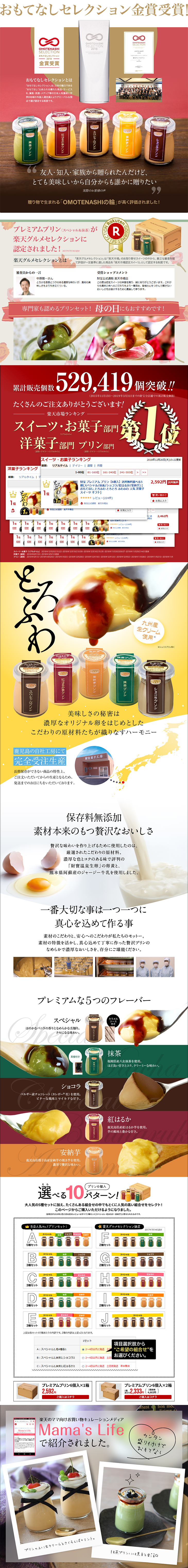 Zaiho Premium Pudding LP design (Sweets and Snacks / Pink shades / Refined style) PC version