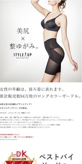 Style-Up Girdle LP design (fashion / White-based / Simple) PC version