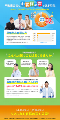 Customer Feedback LP design (Housing and Real Estate / Orange tones / Lively type) PC version