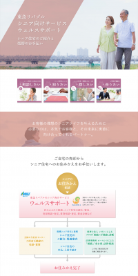 Wealth Support LP design (Housing and Real Estate / Beige tones / Simple) PC version
