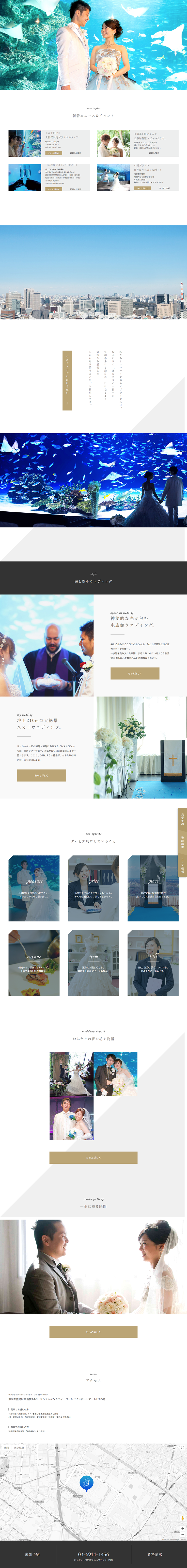Sunshine Sky Bridal LP design (Services, Insurance, and Finance / Gold tones / Simple) PC version