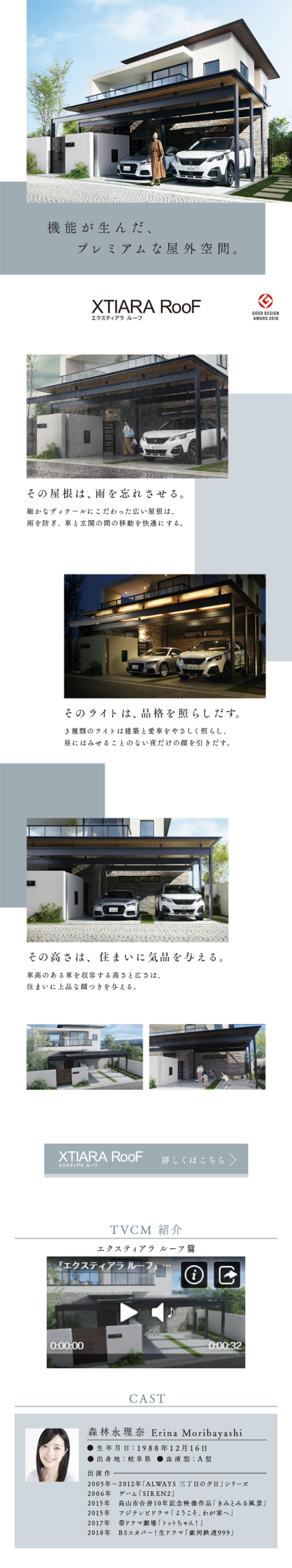 ExTiaru Roof LP design (Housing and Real Estate / Shades of grey / Simple) Mobile version