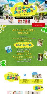 Pocky LP design (Internet service / Multi-color type / Lively type) PC version