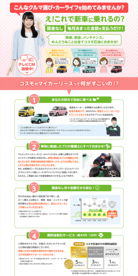 Cosmo My Car Lease, Cosmo Smart Vehicle LP design (Cars, Motorcycles, Bicycles / Green tones / Trust and Safety) PC version