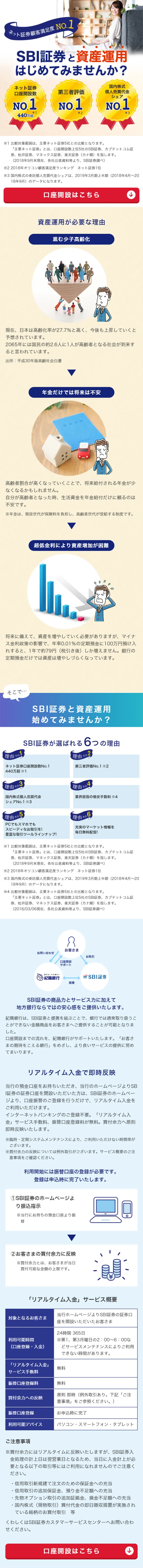 資産運用のLPデザイン（サービス・保険・金融／イエロー系／キレイ系）スマホ版