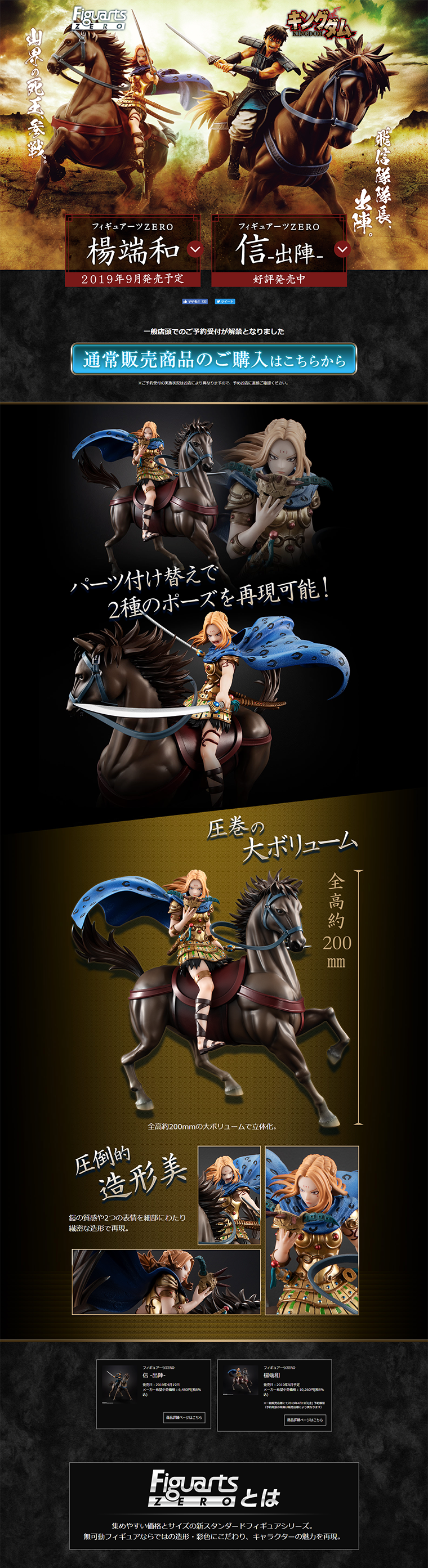 フィギュアーツZERO キングダムのLPデザイン（キッズ・ベビー・玩具／ブラック系／かっこいい系）PC版