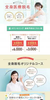 Whole Body Medical Hair Removal LP design (Beauty services / yellow / Trust and Safety) PC version