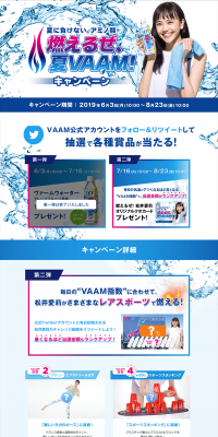 Get fired up for Summer VAAM! Campaign Vol. 2 LP design (Services, Insurance, and Finance / Shades of blue / Refined style) PC version