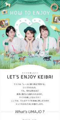 HOW TO ENJOYのLPデザイン（インターネットサービス／ホワイト系／シンプル系）スマホ版
