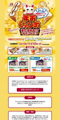Nenmatsu Jumbo You Might Win!? Campaign LP design (Events, Campaigns, Experiences / yellow / Japanese style) PC version