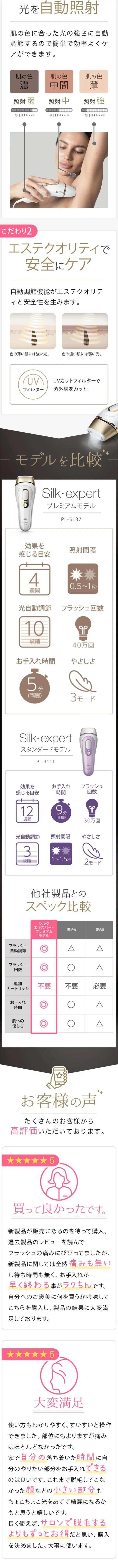 シルクエキスパートのLPデザイン（美容サービス／ブラック系／キレイ系）スマホ版