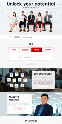 Careers LP design (recruitment / Shades of grey / Simple) PC version