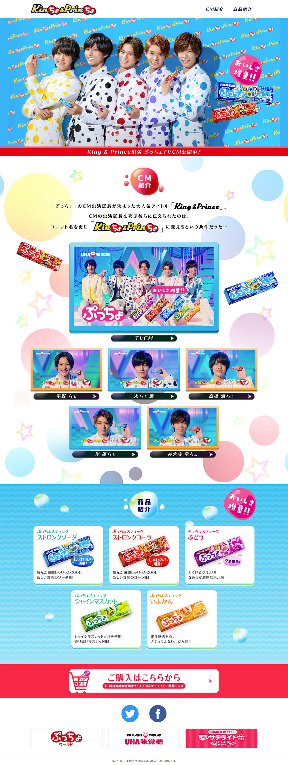 Kincho & Princho LP design (Sweets and Snacks / Multi-color type / Lively type) PC version