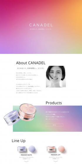 CANADEL LP design (Cosmetics, makeup, and contact lenses / Pink shades / Simple) PC version