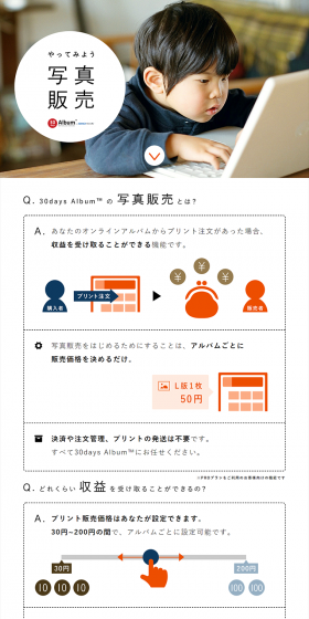 Photo Sales LP design (Internet service / Multi-color type / Trust and Safety) PC version